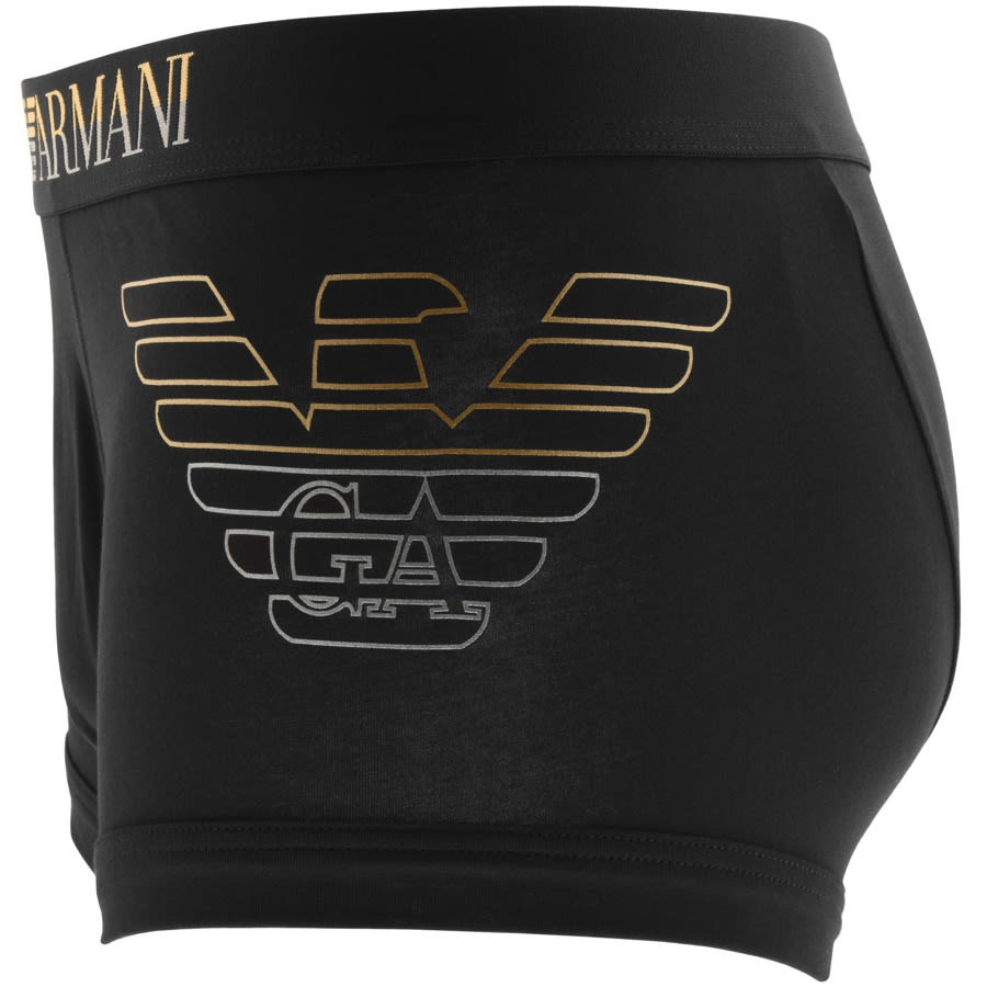 Alternative Image for ProductEmporio Armani Underwear Stretch Trunks Black2